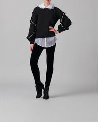 Pull Racilia à volants - Black