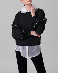 Pull Racilia à volants - Black