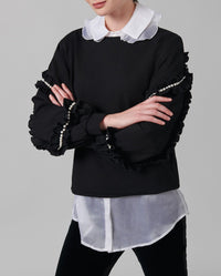 Pull Racilia à volants - Black