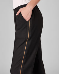 Legging surpiqué Regence en laine - Black
