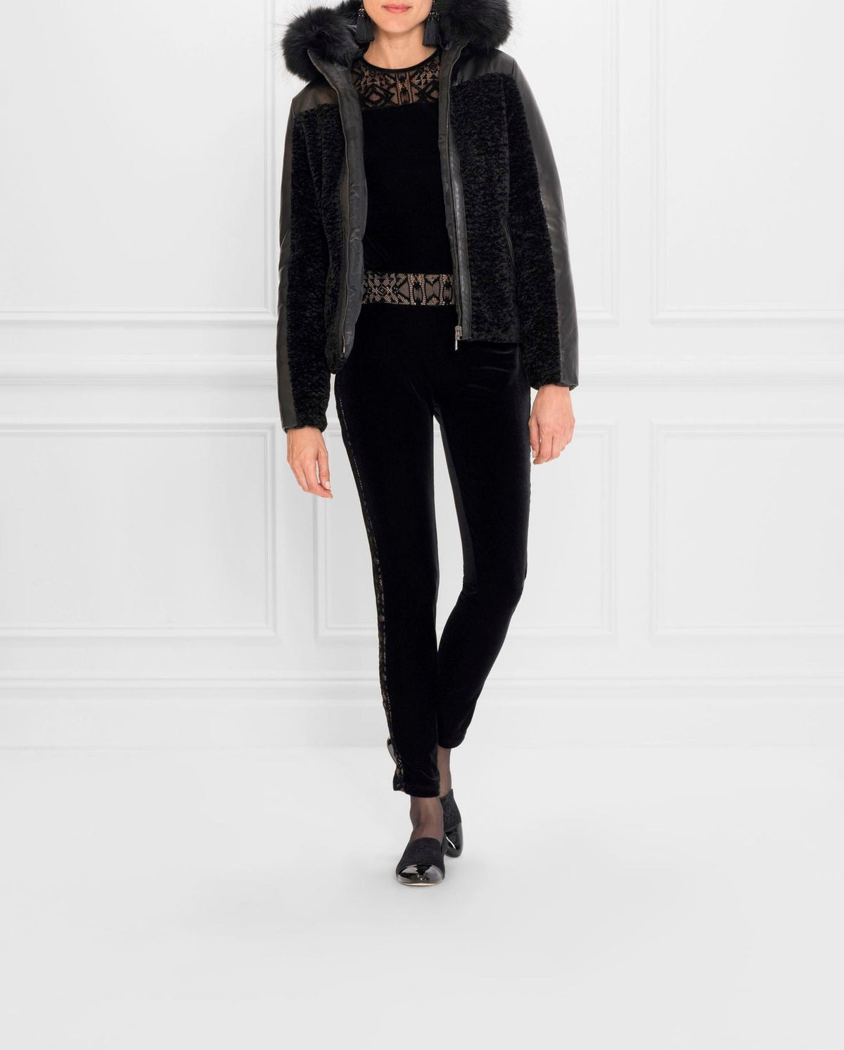Top Sancy en dentelle - Black