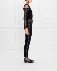 Top Sancy en dentelle - Black