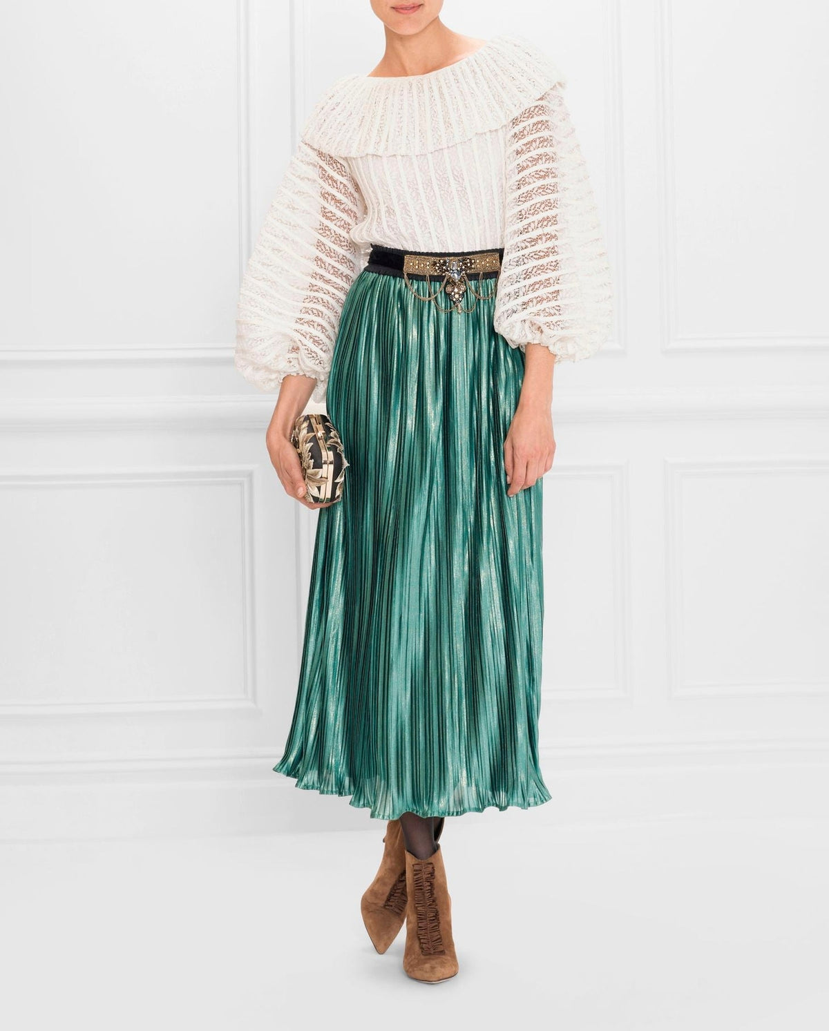 Blouse Samya en dentelle - White