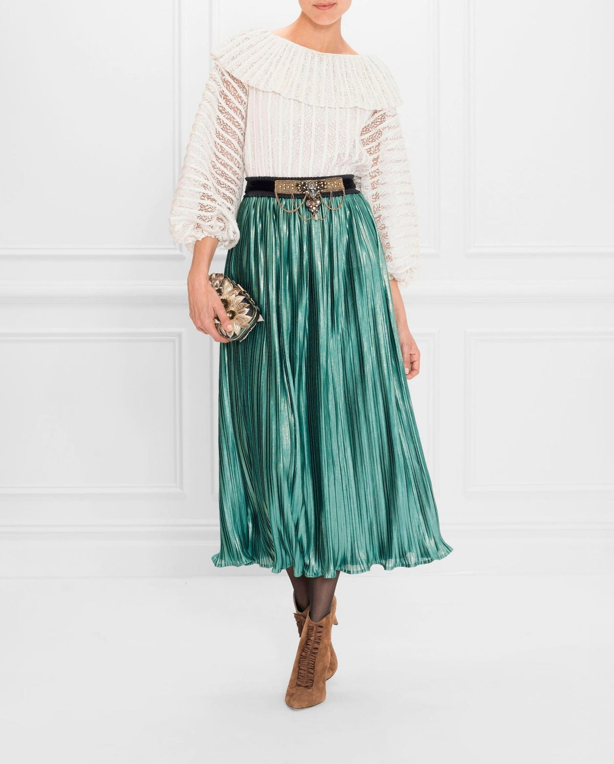 Blouse Samya en dentelle - White