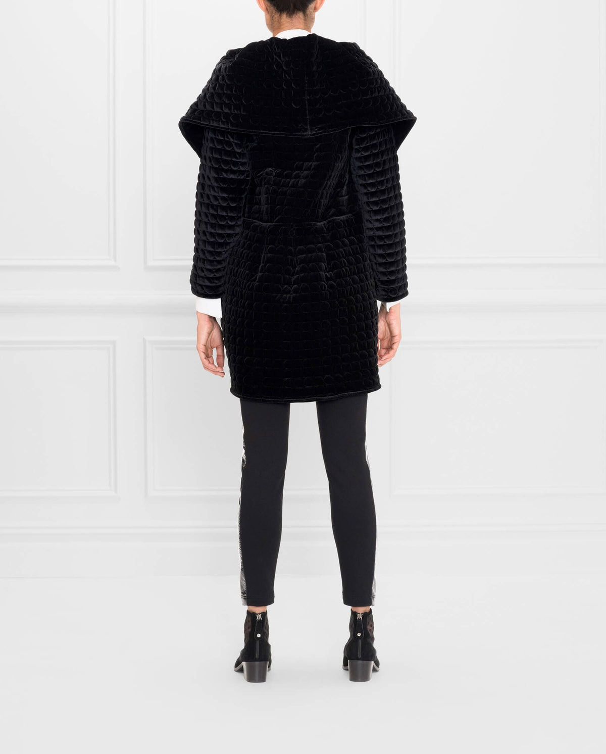Manteau matelassé Soyeux  - Black