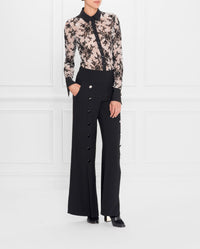 Chemise Solly en dentelle - Black & White