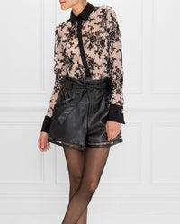 Chemise Solly en dentelle - Black & White