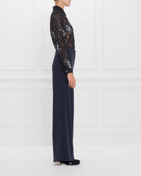 Chemise Sabria en dentelle - Silver Grey