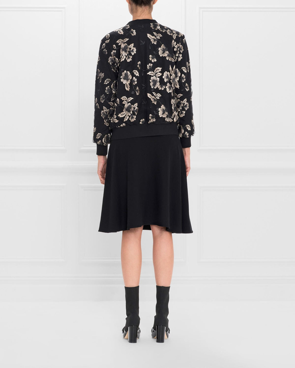 Bomber Siam à détails brodés - Black
