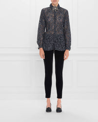 Chemise Selia en dentelle - Silver Grey