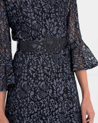 Robe Surprise en dentelle - Silver Grey