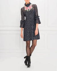 Robe Surprise en dentelle - Silver Grey