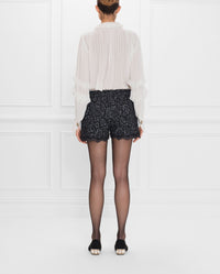 Short Soizic en dentelle - Silver Grey