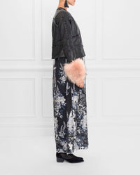 Robe Soleil à détails brodés - Silver Grey