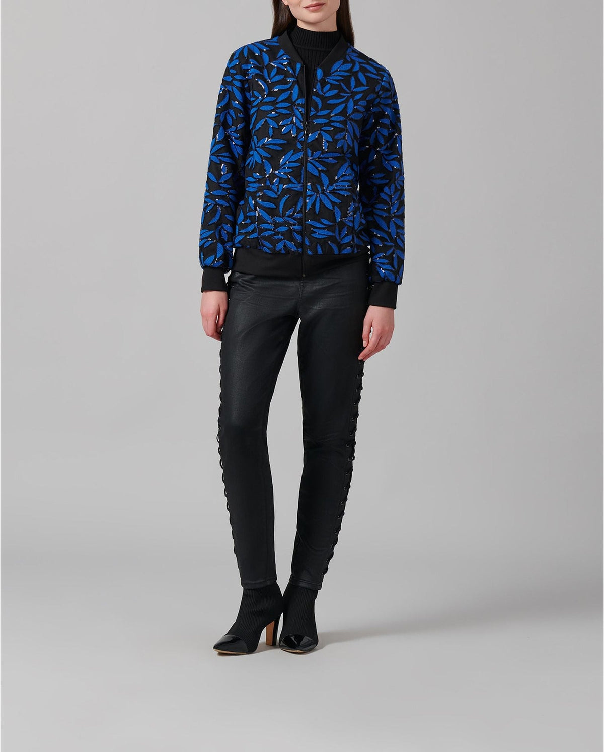 Bomber Beth à détails brodés - Dark Blue
