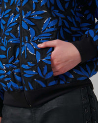 Bomber Beth à détails brodés - Dark Blue