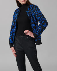 Bomber Beth à détails brodés - Dark Blue
