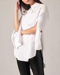 Chemise Barbara en dentelle - White