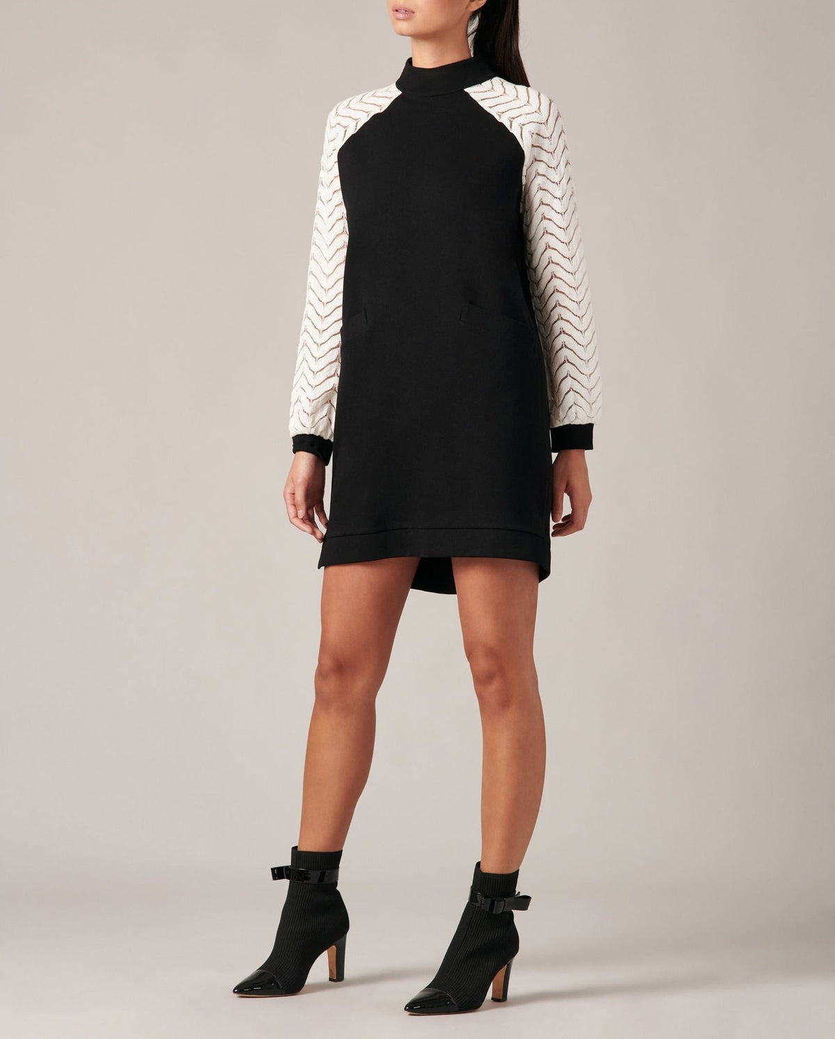 Robe Baobab en dentelle - Black