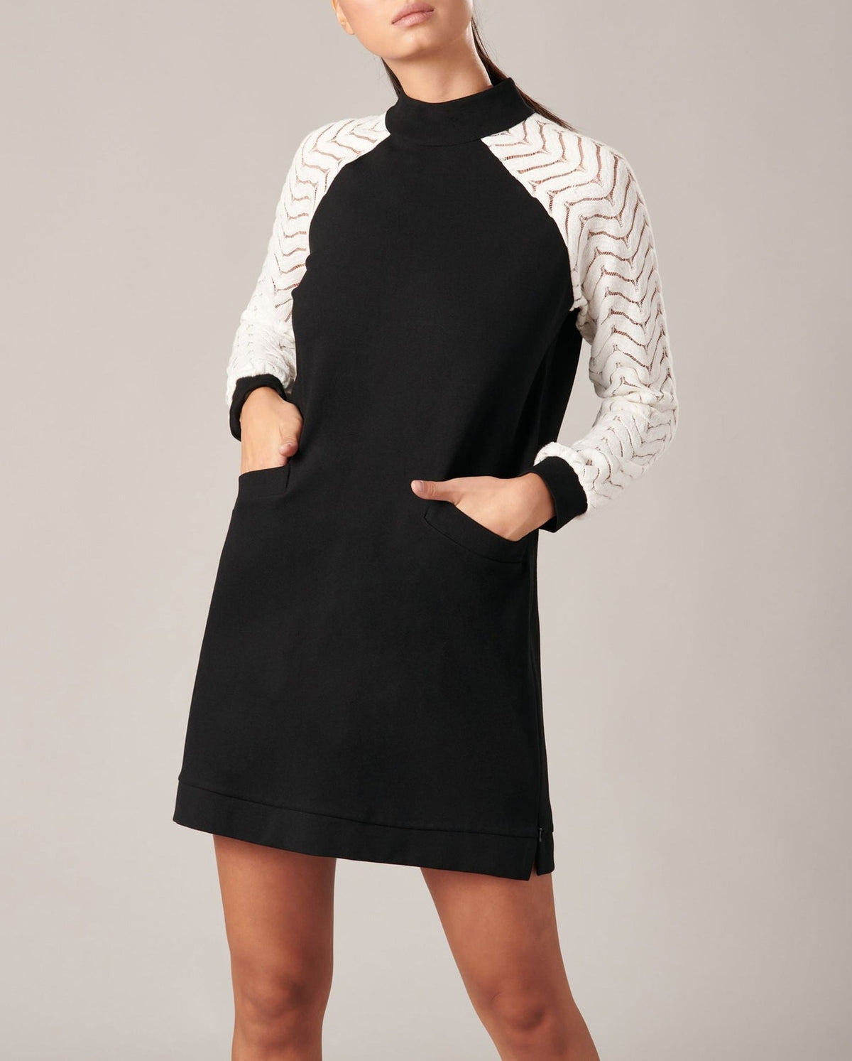 Robe Baobab en dentelle - Black