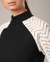 Robe Baobab en dentelle - Black