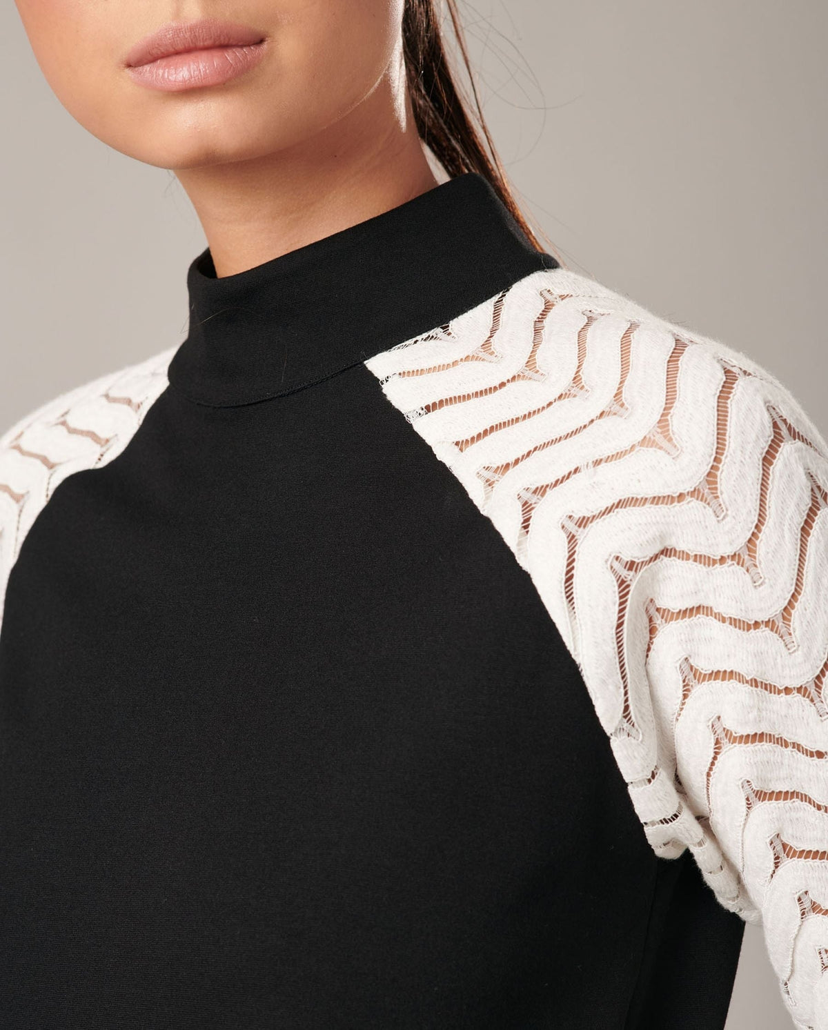 Robe Baobab en dentelle - Black