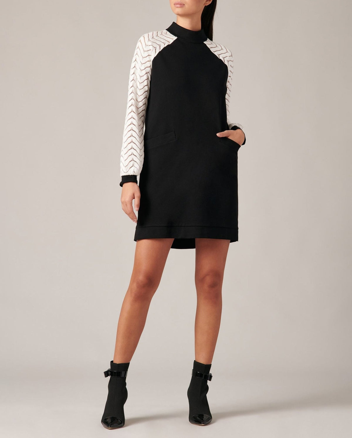 Robe Baobab en dentelle - Black