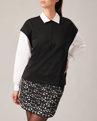 Sweat chemise Babou à manches longues - Black