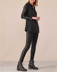 Chemise Lutine en dentelle - Black