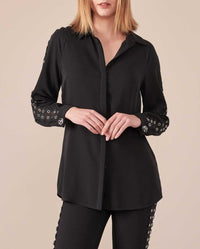 Chemise Lutine en dentelle - Black