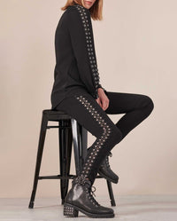 Chemise Lutine en dentelle - Black