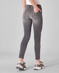 Jeans Lenzo à détails brodés - Heather Grey