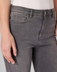 Jeans Lenzo à détails brodés - Heather Grey