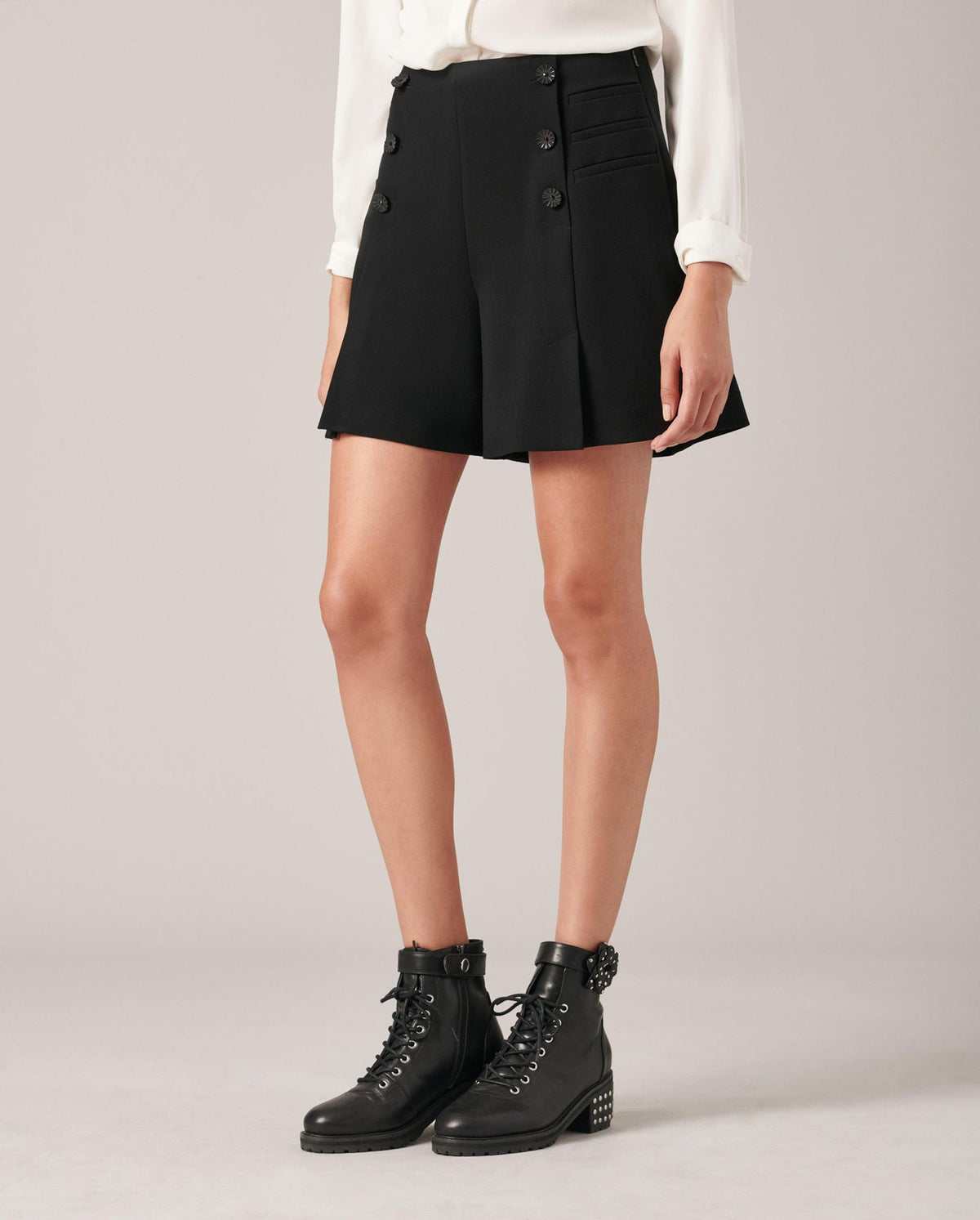 Short Lynn militaire - Black