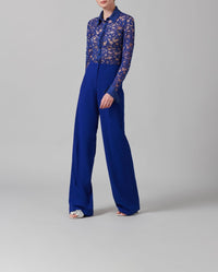 Chemise Lys en dentelle - Ultrablue