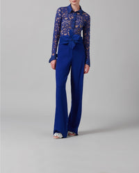 Chemise Lys en dentelle - Ultrablue
