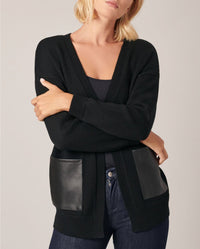 Cardigan Fael en laine - Black