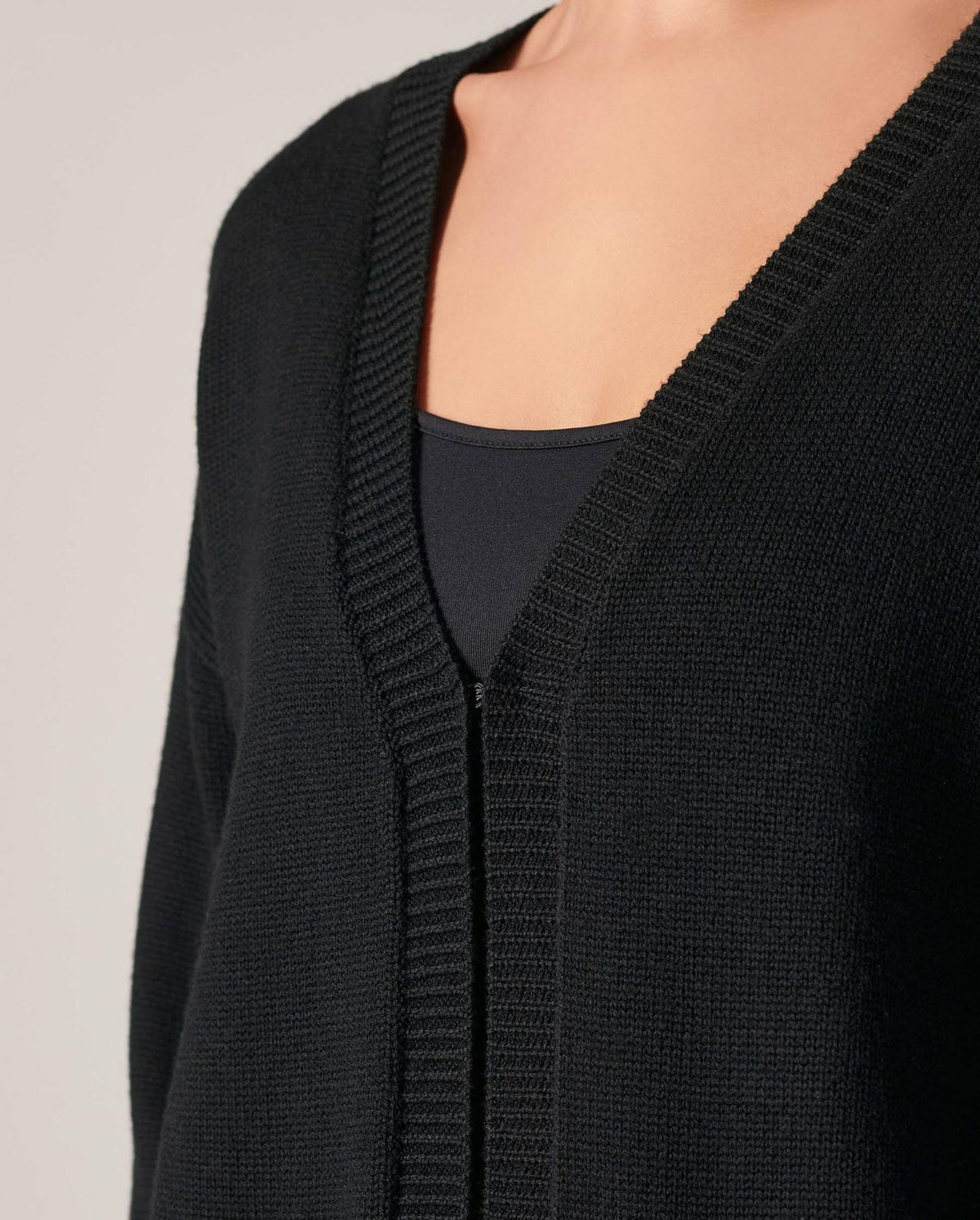 Cardigan Fael en laine - Black