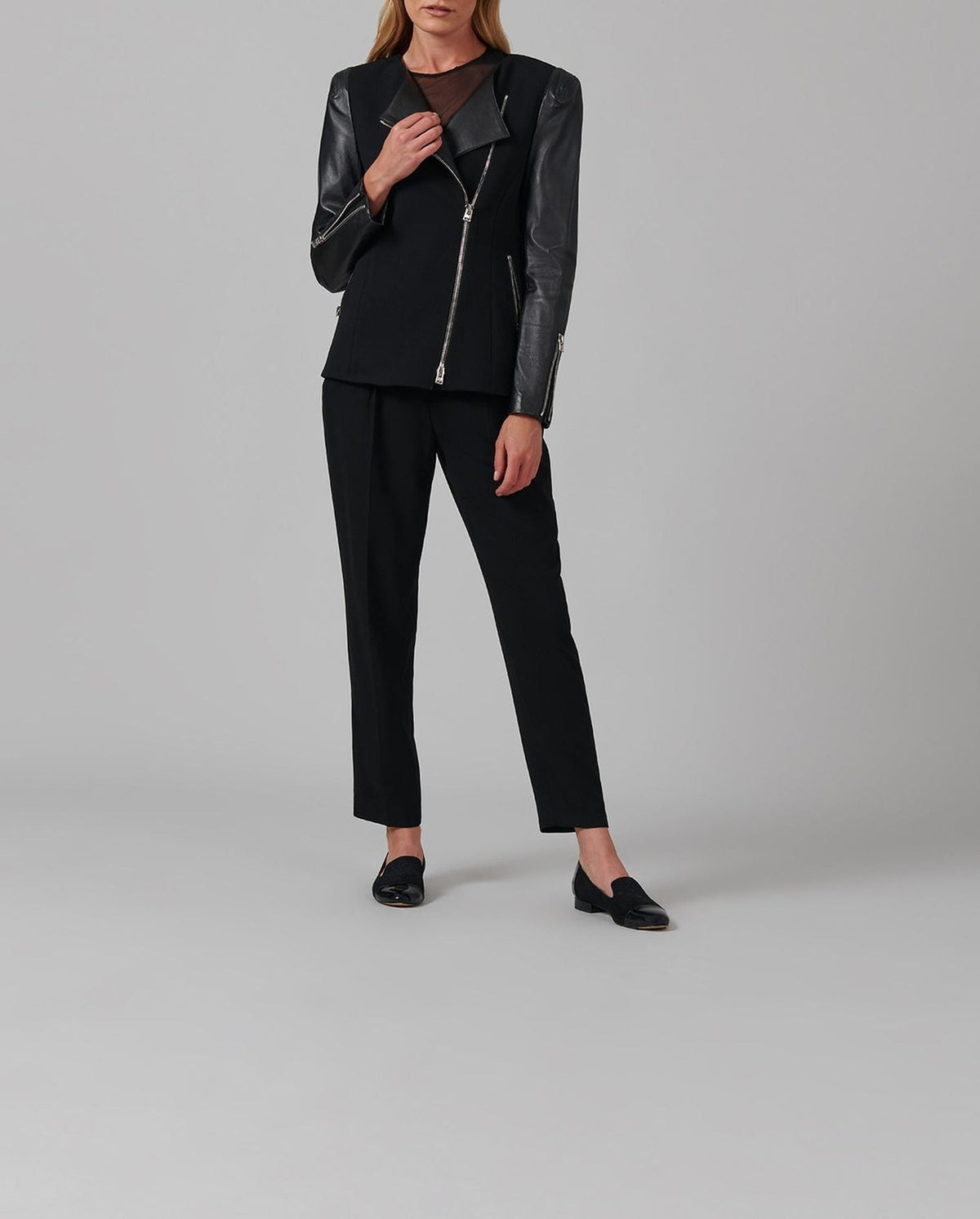 Veste Fatine bi-matière - Black