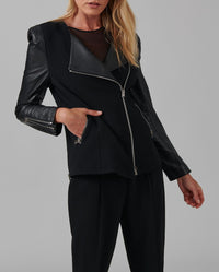 Veste Fatine bi-matière - Black