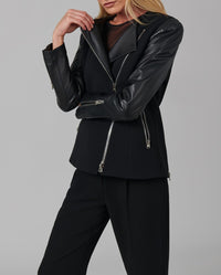 Veste Fatine bi-matière - Black