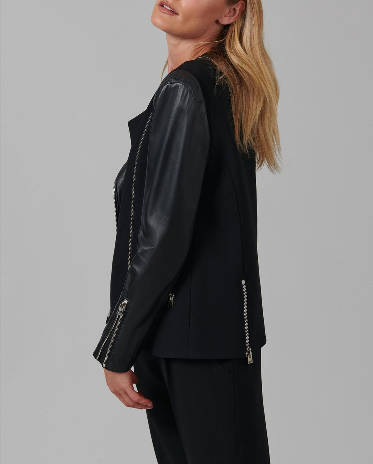 Veste Fatine bi-matière - Black
