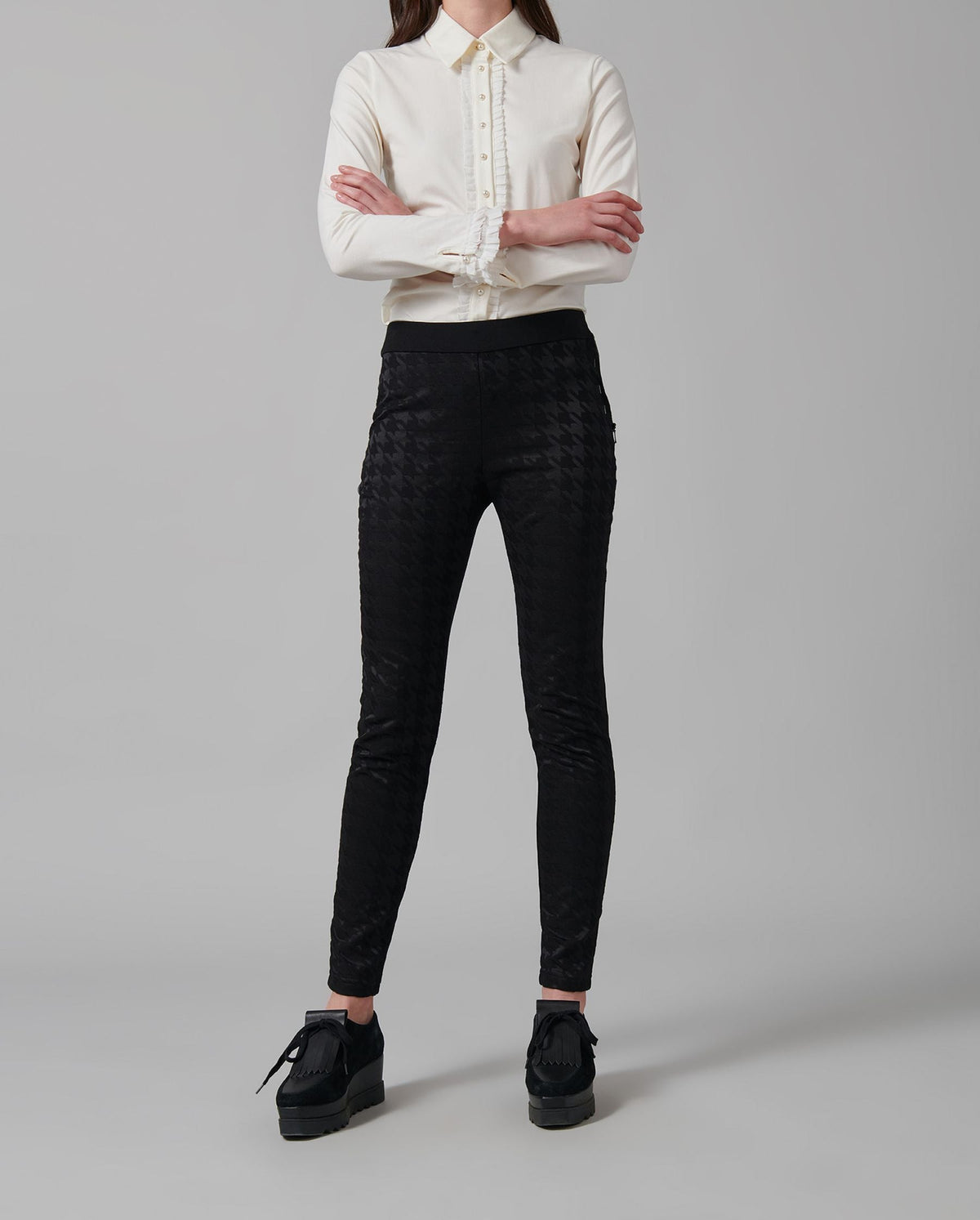 Legging Arpege à motifs - Black