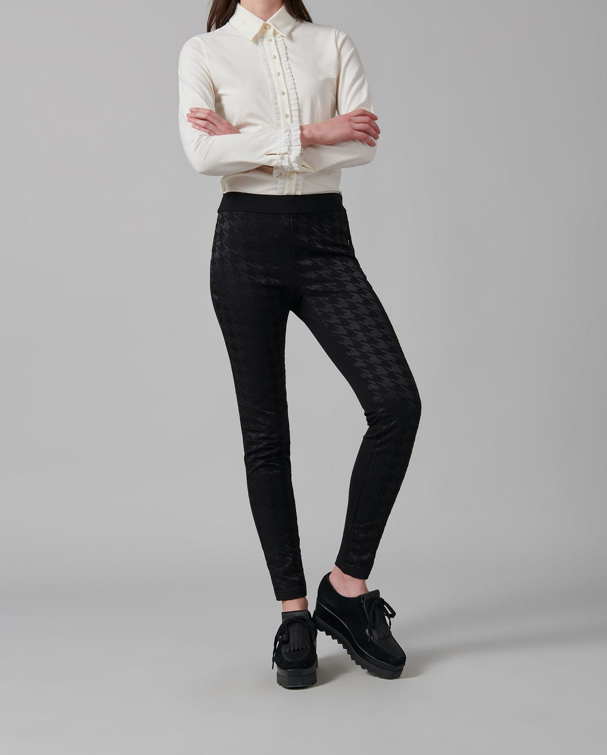 Legging Arpege à motifs - Black