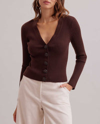 Cardigan court Solfege - Chocolate
