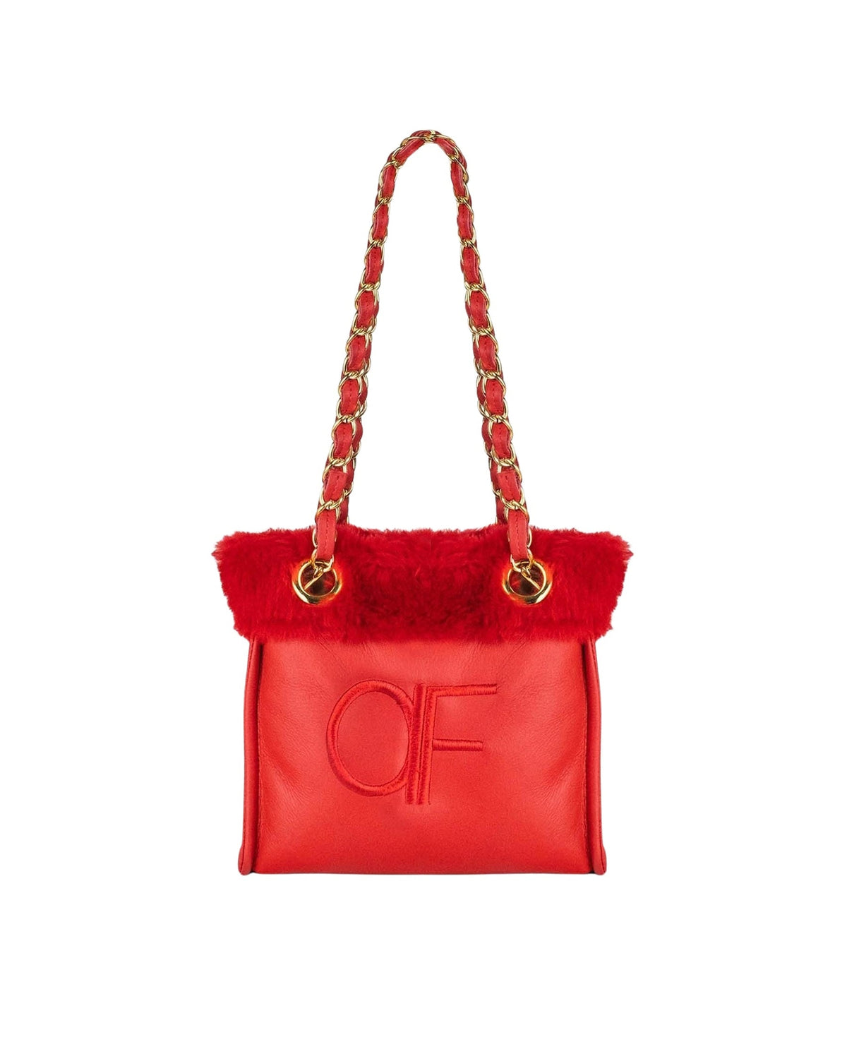 Sac à main Felix réversible en cuir - Tango Red