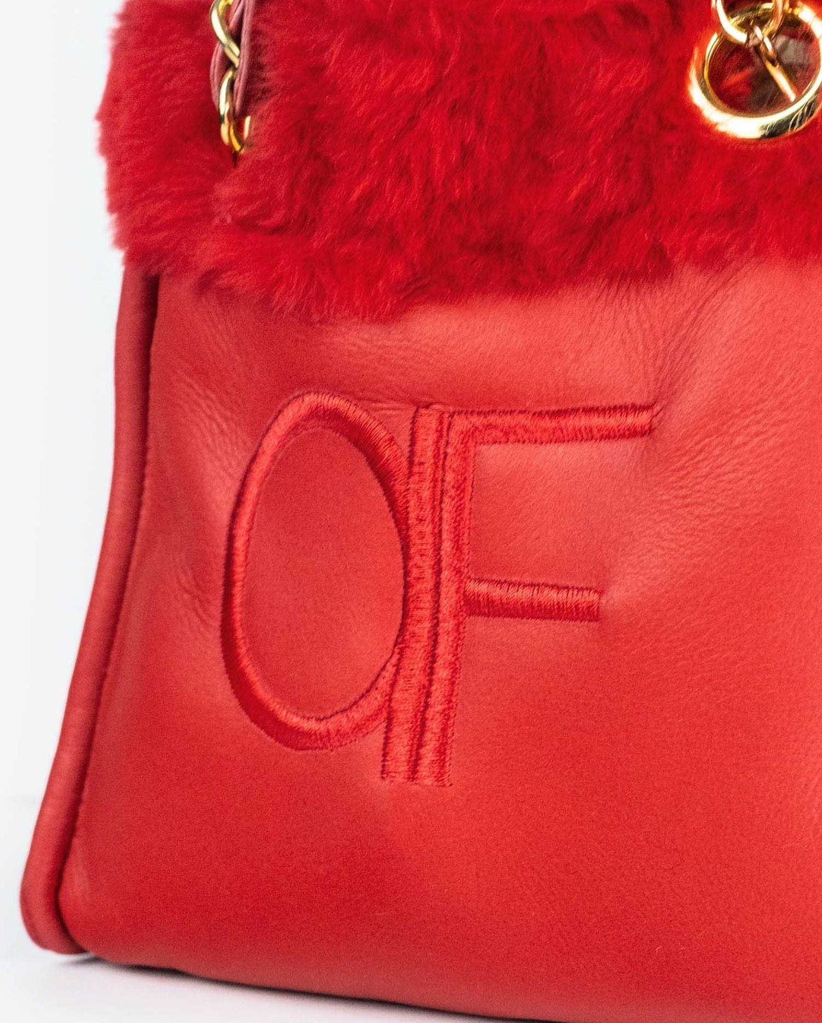 Sac à main Felix réversible en cuir - Tango Red