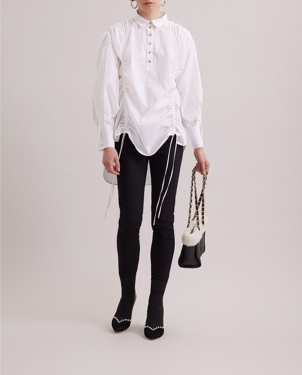 Chemise longue Indiana - White