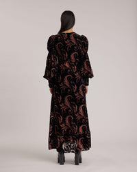 Robe Albine en velours - Black