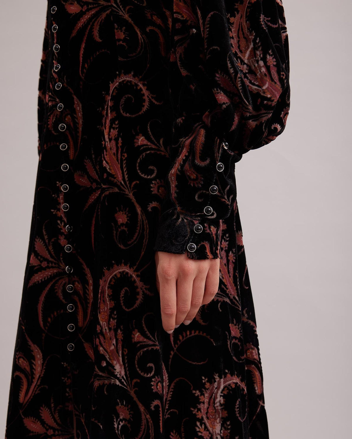 Robe Albine en velours - Black
